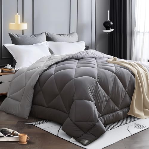 JOLLYVOGUE All Season Comforter Queen Size Bed Down Alternative Bed