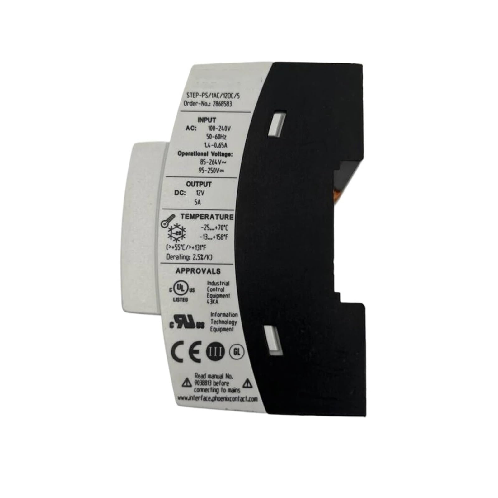 BFSYDLUJ Power Supply STEP-PS/1AC/12DC/5 2868583