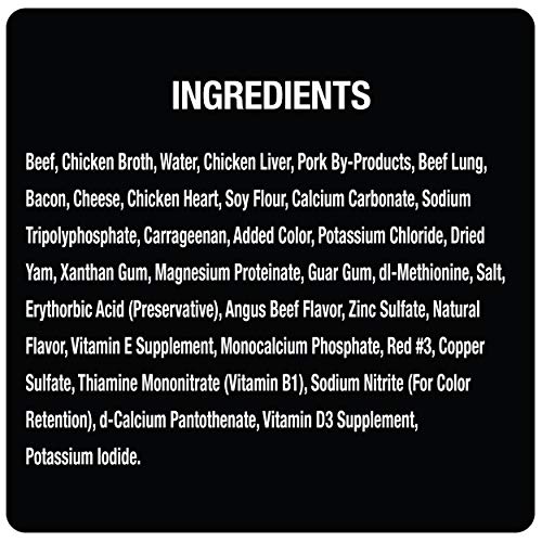 CESAR Soft Wet Dog Food Loaf & Topper in Sauce Angus Beef Flavor with Bacon & Cheese, (24) 3.5 oz. Easy Peel Trays - Image 7