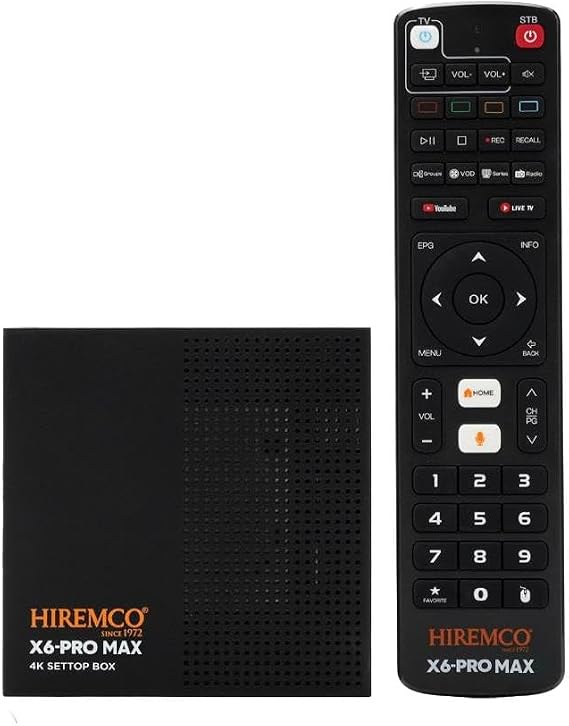 Hiremco X6 PRO MAX 128GB Android Box