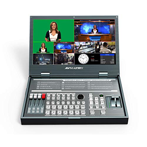 Avmatrix Pvs0615 6-Channel Portable Multi-Format Video Switcher With 15.6" Lcd Monitor #TOP2