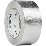 CHUANGSEED アルミ箔テープ アルミガラス布テープ 強粘着 耐熱 保冷 保温 50mm幅×27.4m長さ
