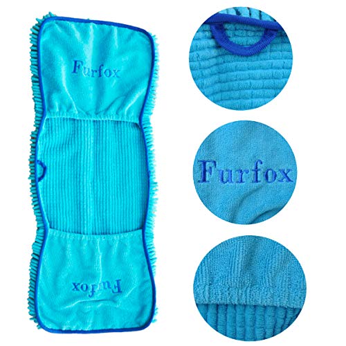 Furfox Absorbent Dog Towel, Microfiber Quick Drying Towel Machine Washable With Hand Pockets Pet Towel For Medium Large Dog 35 X 15'' #TOP4