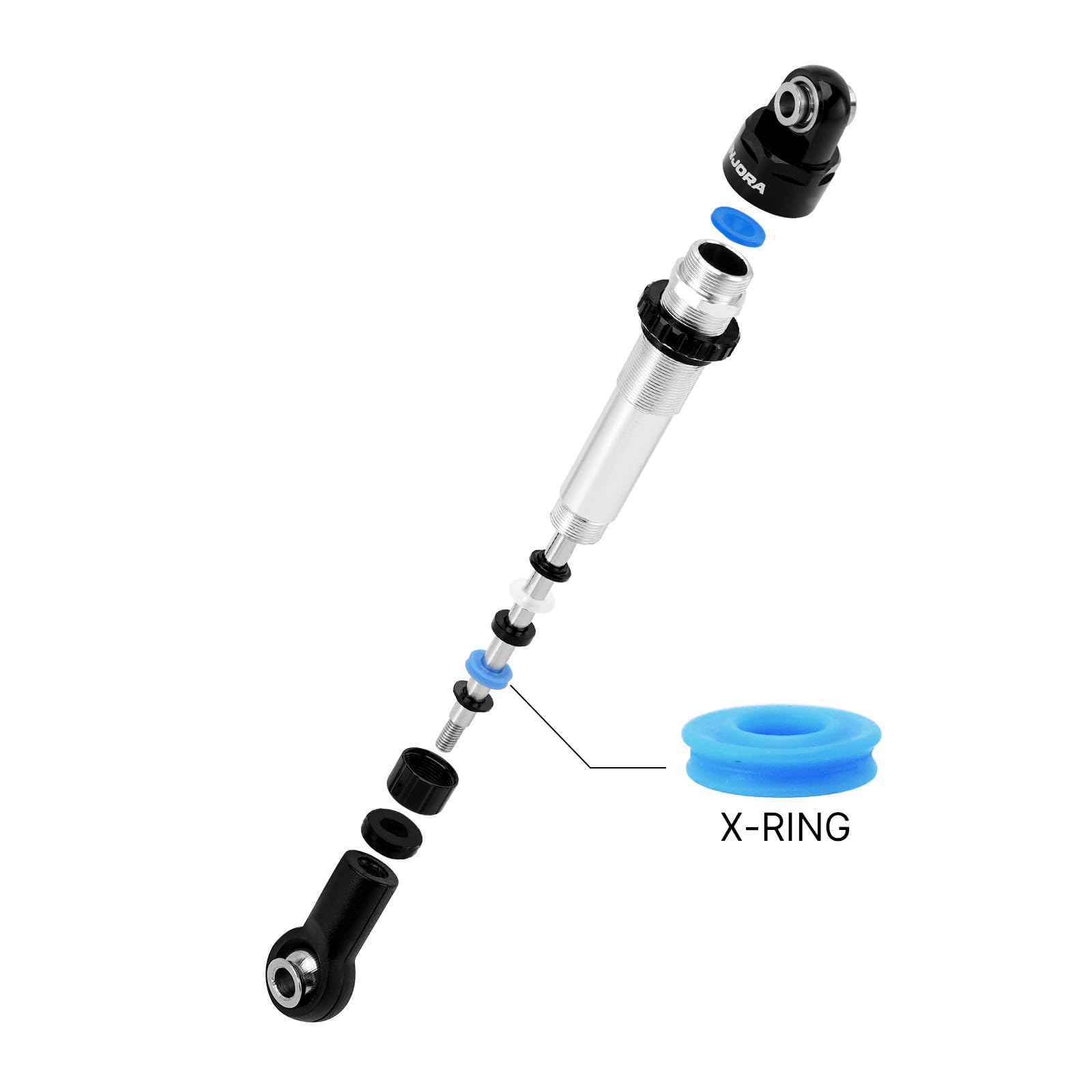 Amazon.com: INJORA DRX 110mm Dual-rate Spring Oil Shocks for TRX4