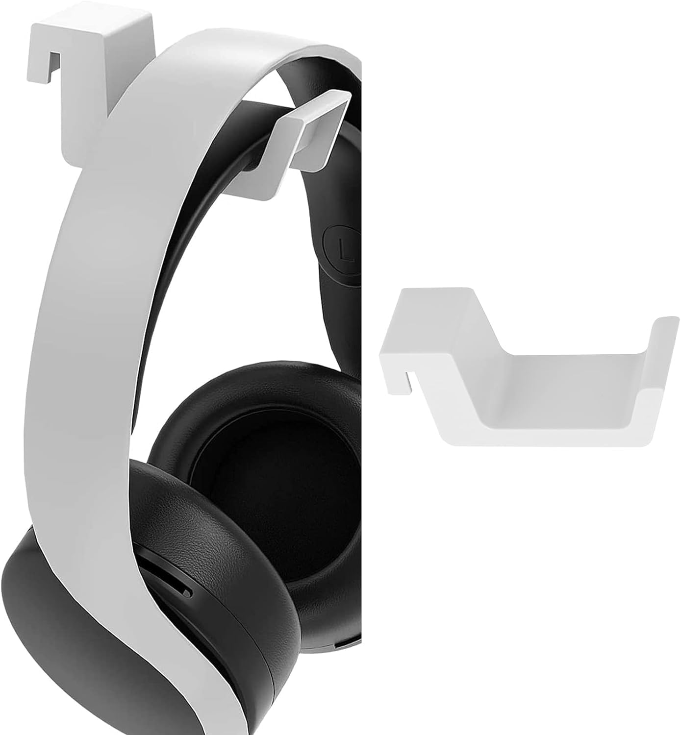 PSS Headset Holder for PS5/PS5 Slim Hook Hanger Holder for PS5 Headphone Stand Holder compatible For Playstation 5 PS5 Gaming Headset Accessories, White (HEADPHONE NOT INCLUDED (B0D2KK6W47) Amazon Price History, Amazon Price Tracker