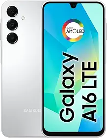 Celular Samsung Galaxy A16, 256GB + 8GB RAM, Câmera de até 50MP, Tela 6.7', NFC, IP54, Bateria 5000 mAh - Cinza