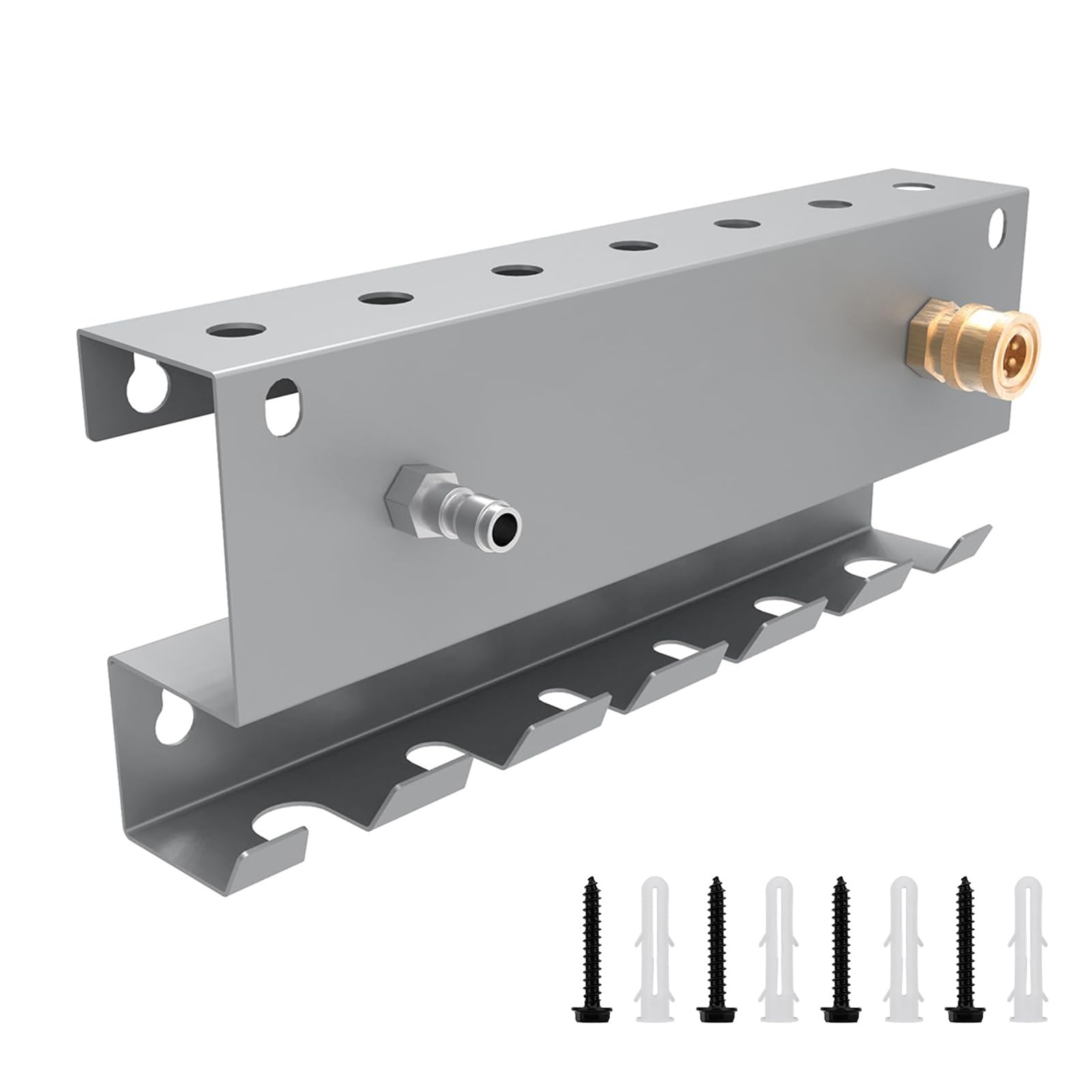 Multifunctional Metal Wall Rack for Pressure Washer Equipment Storage Organization Wand Foam Washer Extension Metal Garage Storage for Pressure Washers