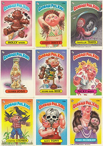 1986 Topps Garbage Pail Kids 4th Series 84 Card A & B Set
