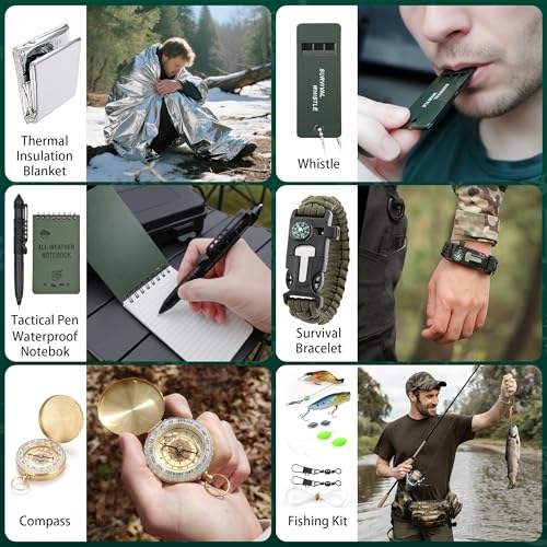Survival Kit Advent Calendar 2026, 24 Days Christmas Countdown Calendar for Men Adult Teen, Emergency Survival Gear Gift for Outdoor Camping, Fishing, Hunting, Hiking Adventures - image 6