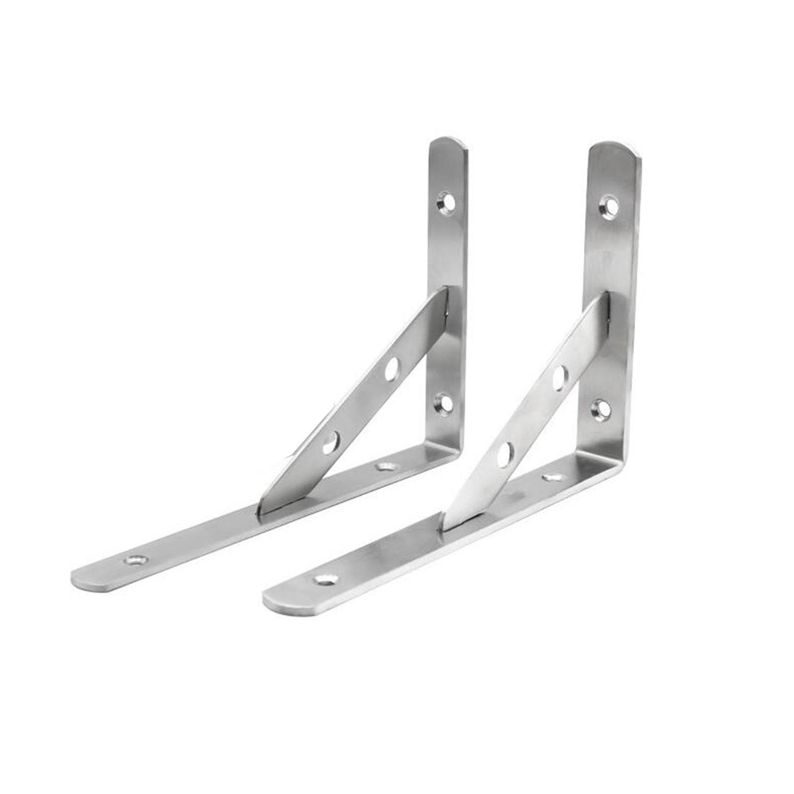 Supports d'étagère pliants durables avec design robuste triangulaire