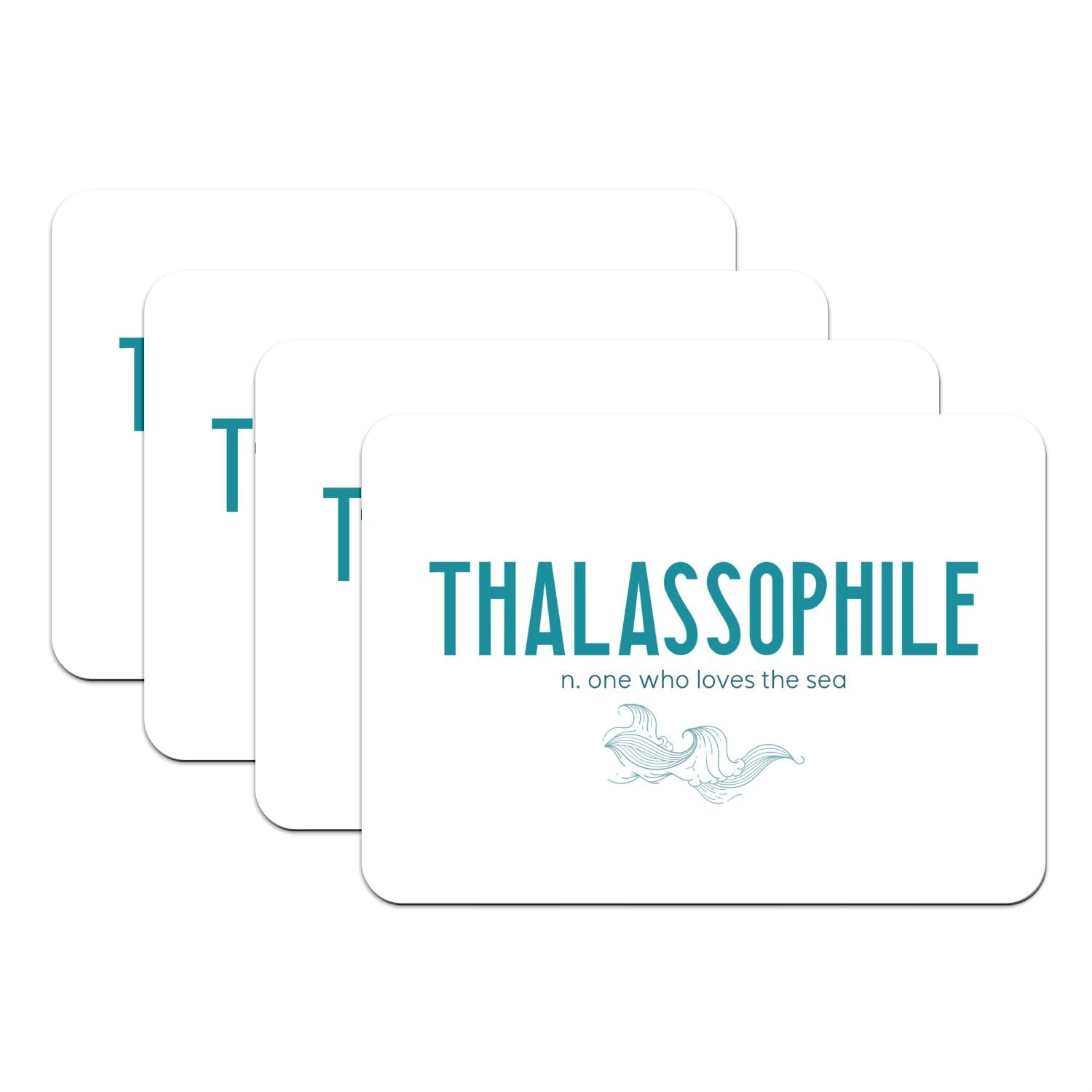 Sets de table antidérapants lot de 4 finis les glissements avec le caoutchouc blanc