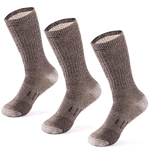Merino Wool Hiking Socks for Men n Women - 3 Pairs