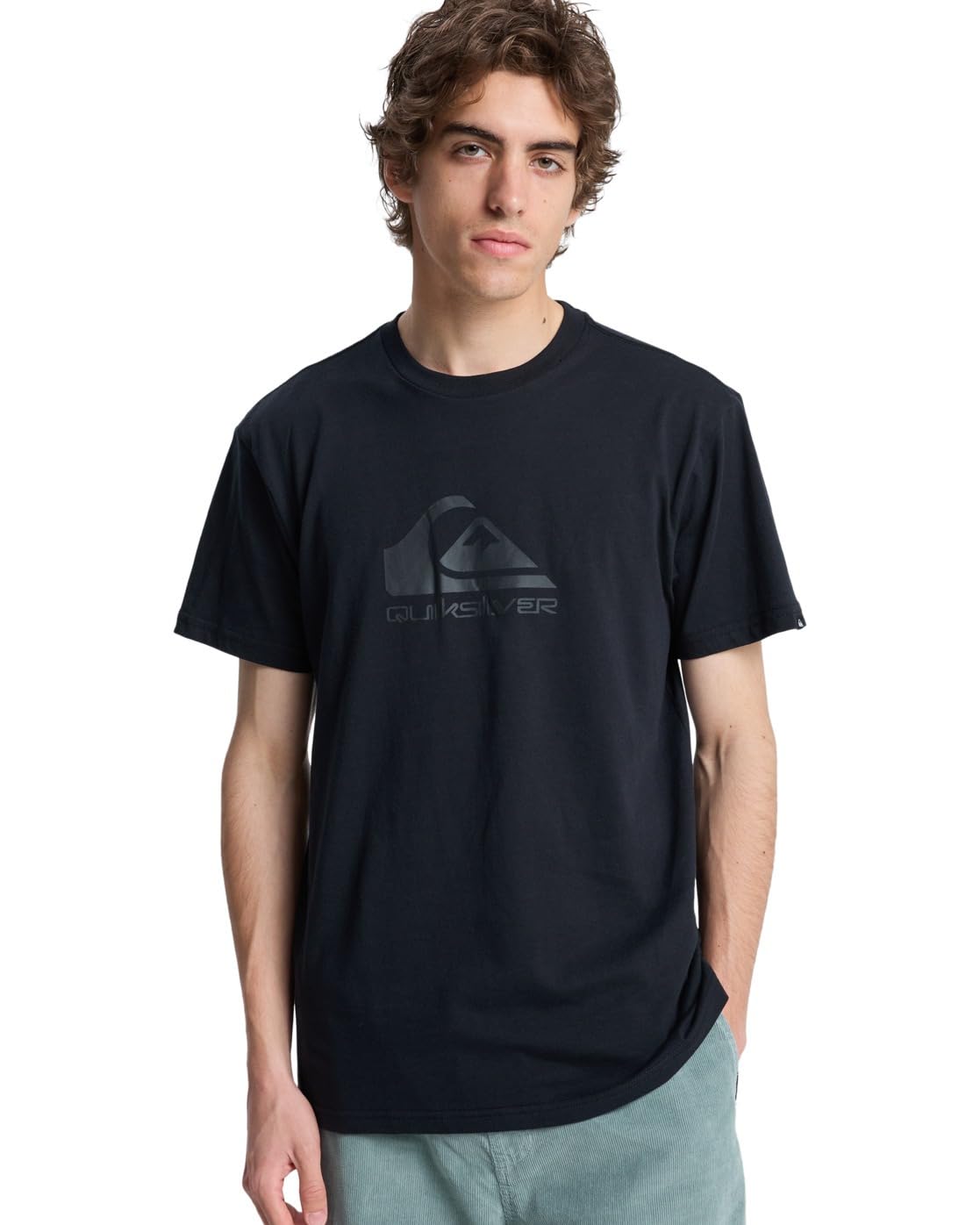 Quiksilver Short-Sleeved T-Shirt EV COMP Logo SS Men Black XS