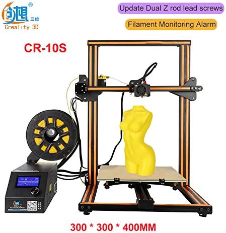 3D Printer Creality CR-10 Large Prusa I3 DIY Kit Large DIY Desktop 3D Printer DIY Education CR-10 Series (CR-10S：300 300 400MM, Orange)