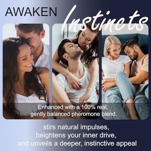 Image of Pheromone Cologne for Men Power. Pheromones Infused Perfume for Men. Long Lasting Formula. Premium Scent Spray Travel Size 0.66 Fl Oz (20ml)