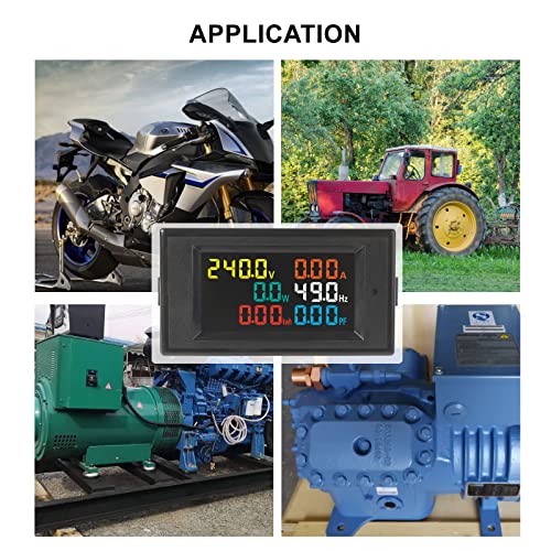 Image of Electric Power Detector Multi-function Meter (AC 40-300V 100A) LCD Digital Display Current Voltage Power Energy Voltmeter Ammeter Multimeter