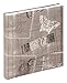 Price comparison product image Walther design FA-222-P Cosenza laminated art paper book bound album, 11.75 x 11.75 inch (30 x 30 cm), 60 white pages, brown