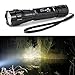 UltraFire 18650 Flashlight with 4PCS UFB22 3.7v 18650 2200mAh Rechargeable Battery and Charger, Single Mode Mini Flashlights 500 Lumens