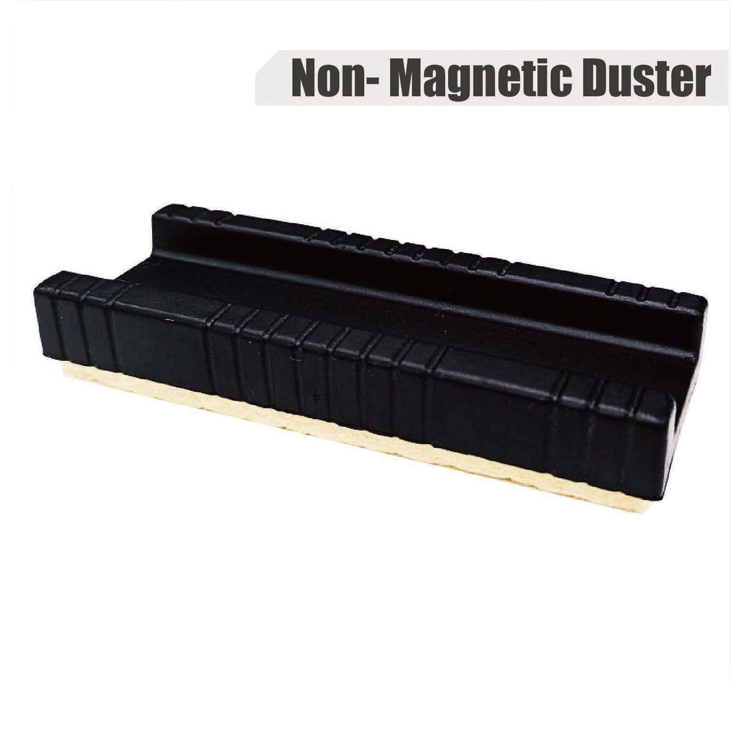 ALKOSIGN Dry Erase Non-Magnetic Duster Pack of 24 for All Writing Boards, Color- Black (Non-Magnetic Duster). 2