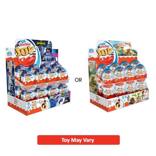 Image of Kinder Joy Pack Of 16 (Blue),Chocolate,320 Gm