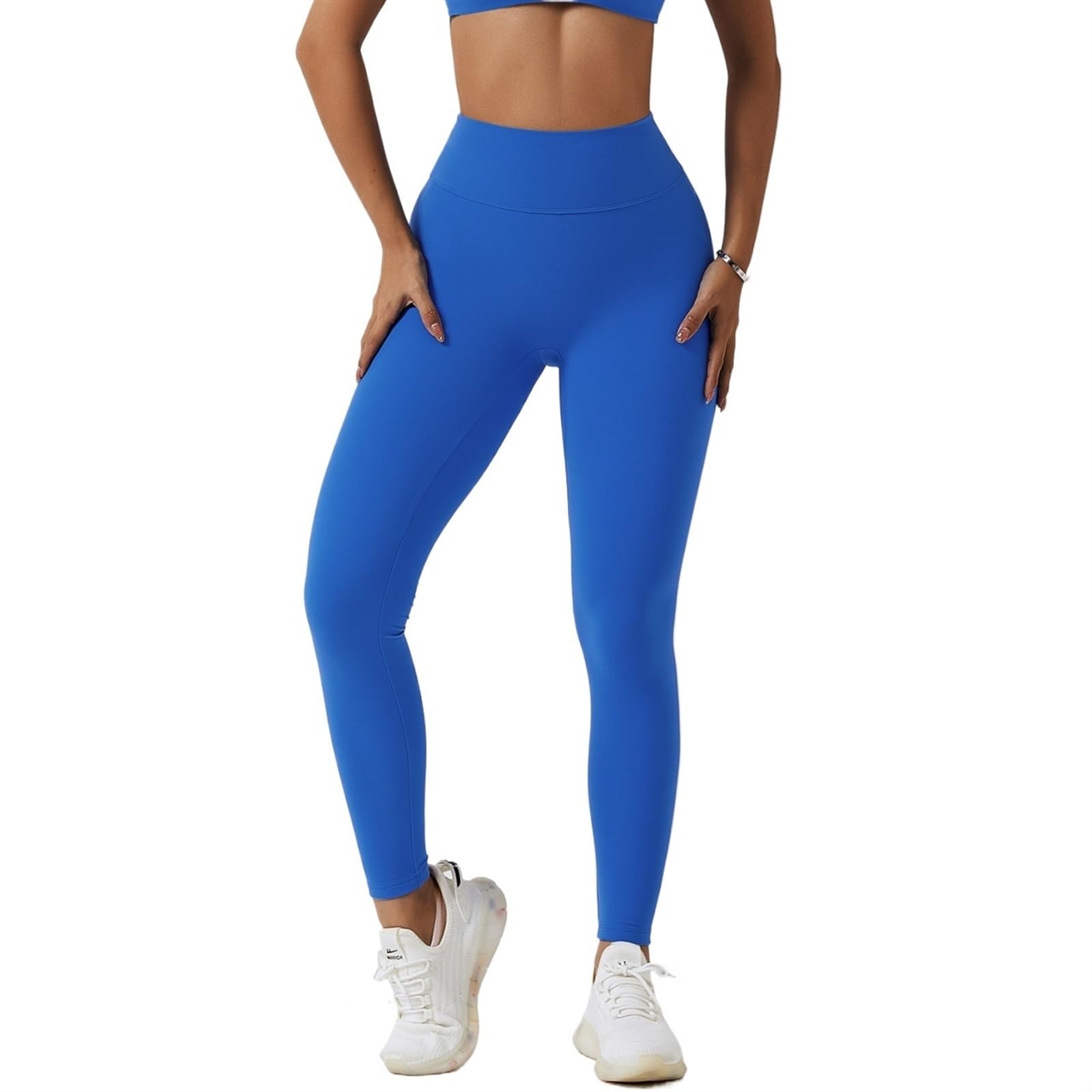 Legging de Sport Femme Pantalons de Yoga for Femmes, Leggings d'entraînement de Gymnastique, de Fitness, en Nylon, Taille Haute, Pantalons Longs, Collants Push UP for Les Hanches