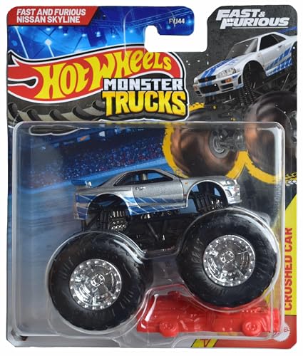 Hot Wheels Monster Trucks Nissan Skyline Fast and Furious miniatura 1