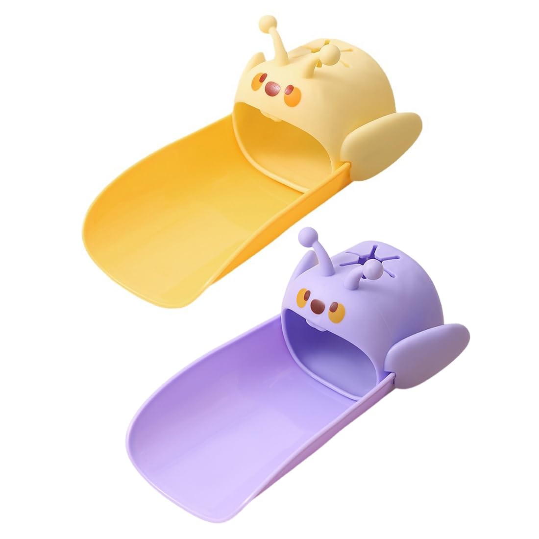 2 pezzi Extender rubinetto per bambini,BEPSYOM rubinetto extender, Prolunga per manico in silicone sicuro e divertente per il lavaggio delle mani dei bambini