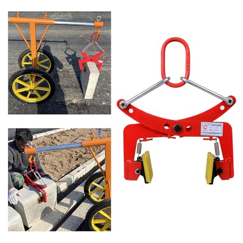 Abrazaderas de elevación de piedra ajustables de apertura, abrazadera de dispositivo de elevación de aceras para construcción de carreteras, abrazaderas de elevación para láminas de metal/azulejos/m