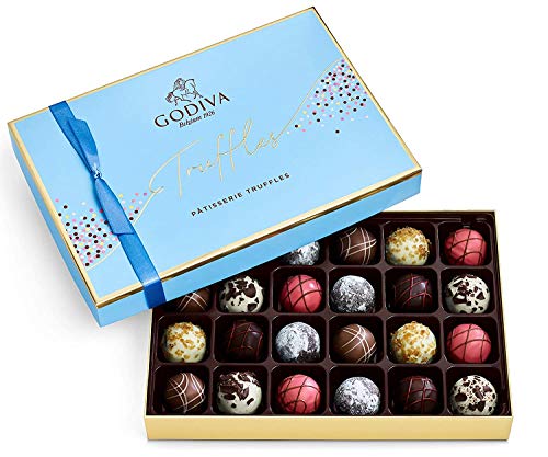 Godiva Assorted Chocolate Truffle Gift Box, 24-Piece