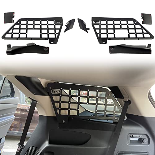 HIGH FLYING 2020-2024 for Ford Explorer Car Accessories Rear Window Molle Modular Storage Panels System Trunk Organizer Aluminum Alloy (Side Panels)