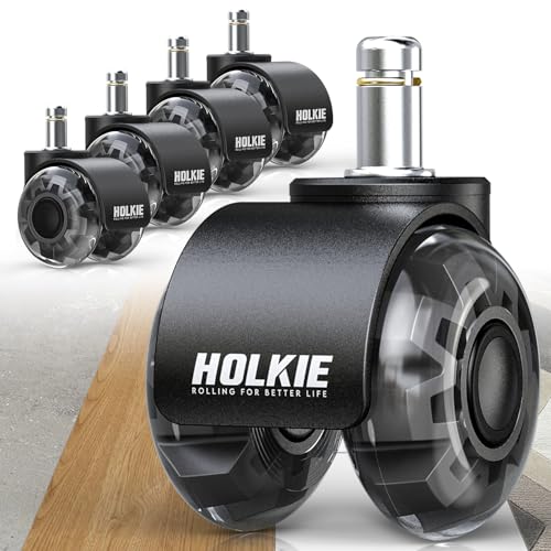 HOLKIE Office Chair Wheels 10x22mm 1KEA ONLY 2 Inch Castors Replacement
