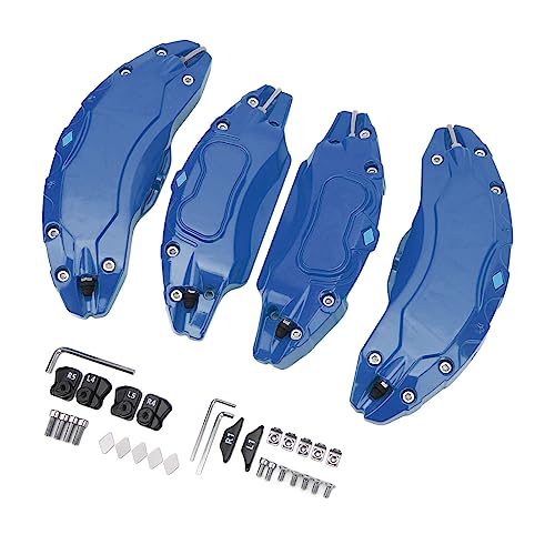 Aowinhit 4PCS Aluminium Bremssattelabdeckungen Blau