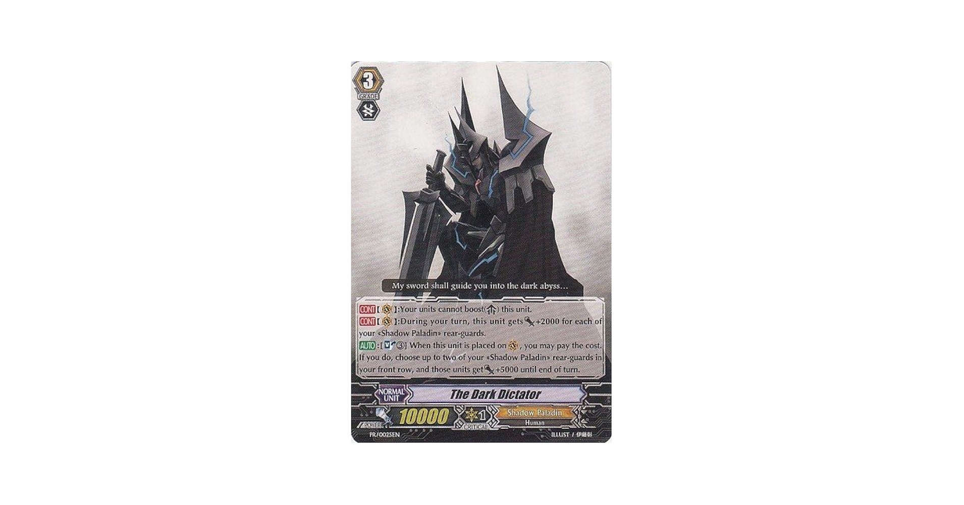 Amazon.com: Cardfight!! Vanguard TCG - The Dark Dictator (PR