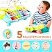 Kids Drum Set for Toddlers: Ohuhu 5 in 1 Baby Musical Instruments Musical Toys Children Drum kit Xylophone Microphone Piano Early Educational Learning Toy for Ages 18+ Months Girls Boys