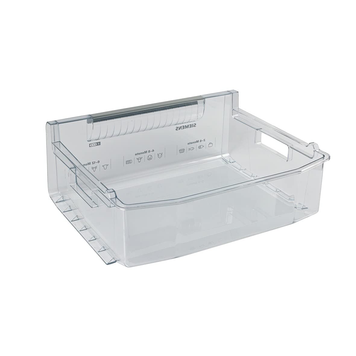 Bosch Siemens 00740837 oryginalna szuflada, pojemnik na mrożone produkty do zamrażania, szuflada do zamrażania, pojemnik na żywność, zamrażalnik, zamrażarka, również Neff Constructa 740837