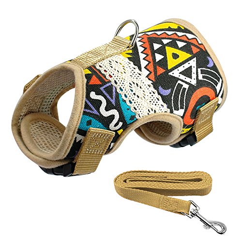 Doodlebone Soft Padded Dog Harness, Extra Large, Khaki