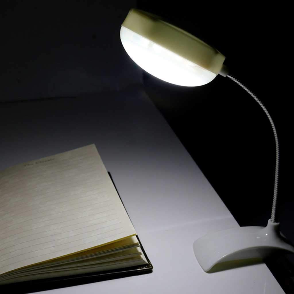 Lampada da Scrivania Clip-on Table Lamp LED morsetto di lettura Studio Bed Laptop Desk Bright Light Interruttore clip della luce della lettura for bambini adulti At Home Usa per Leggere ( Color : A )