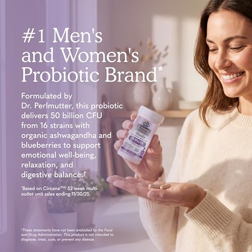Garden of Life Dr. Formulated Mood+ Probiotic, 50 Billion CFU, Shelf Stable - image 2