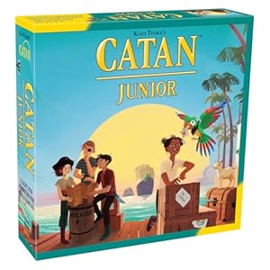 CATAN Junior Board Game – Swashbuckling Adventure for Young Pirates! Strategy Game, Fun Family Game for Kids and Adults, Ages 6+, 2-4 Players, 30 Minute Playtime, Made by CATAN Studio