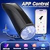 Sucking Heating Male Masturbator Sex Toys for Men, 7 Suction & Vibrating APP Control Mens Sex Toy, Kismloit Tighter Wrap Adult Toys Stroker Penis Pump, LCD, Masterubaters #5