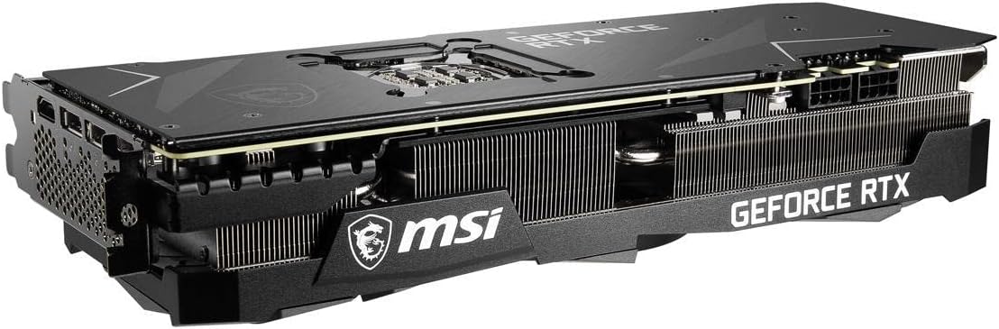 MSI GeForce RTX 3080 Ti Ventus 3X OC LHR Graphics Card 12GB GDDR6X PCIe4.0 ATX TORX Fan 3.0 Ampere Streaming Multiprocessors 1x HDMI 2.1 3X DisplayPort 1.4a w/ HDMI 2.1 Cable (4k@120Hz/8K@60Hz)