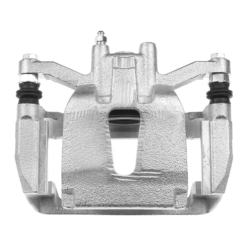 Image of Detroit Axle - Rear Left Brake Caliper for 2012-2016 2018-2020 Ford F-150 | 2012-2018 Lobo, Disc Brake Caliper w /Bracket 2013 2014 2015 Replacement Driver Side Assembly