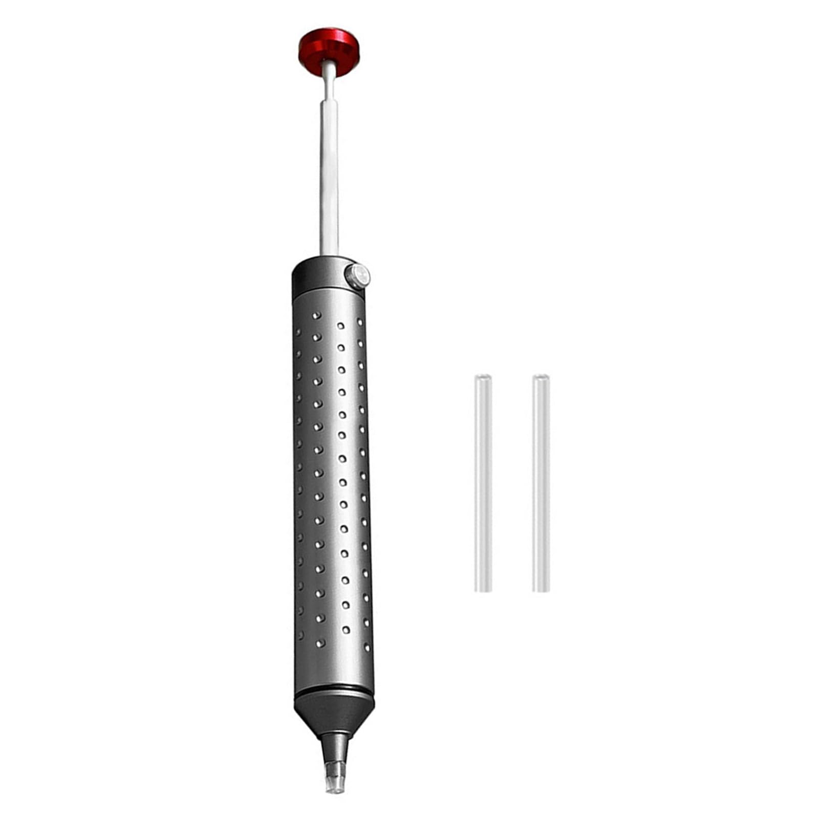 Zepfjhe Nonslip Handle Vacuum Solder Sucker Aluminum Alloy Desoldering Pumps Handheld Tool For Professional And Craft Use Manual Desoldering