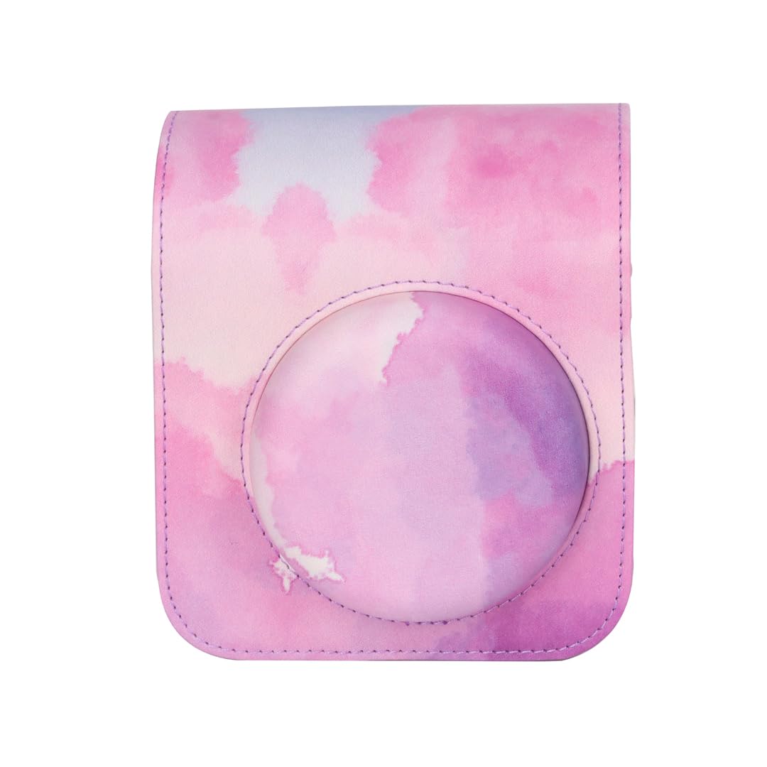 PU Leather Camera Case for Fujifilm Instax Mini 12 – Rainproof, Soft, and Stylish in Blossom Pink Painting with Adjustable Shoulder Strap (B0CCMH3B1H) Amazon Price History, Amazon Price Tracker