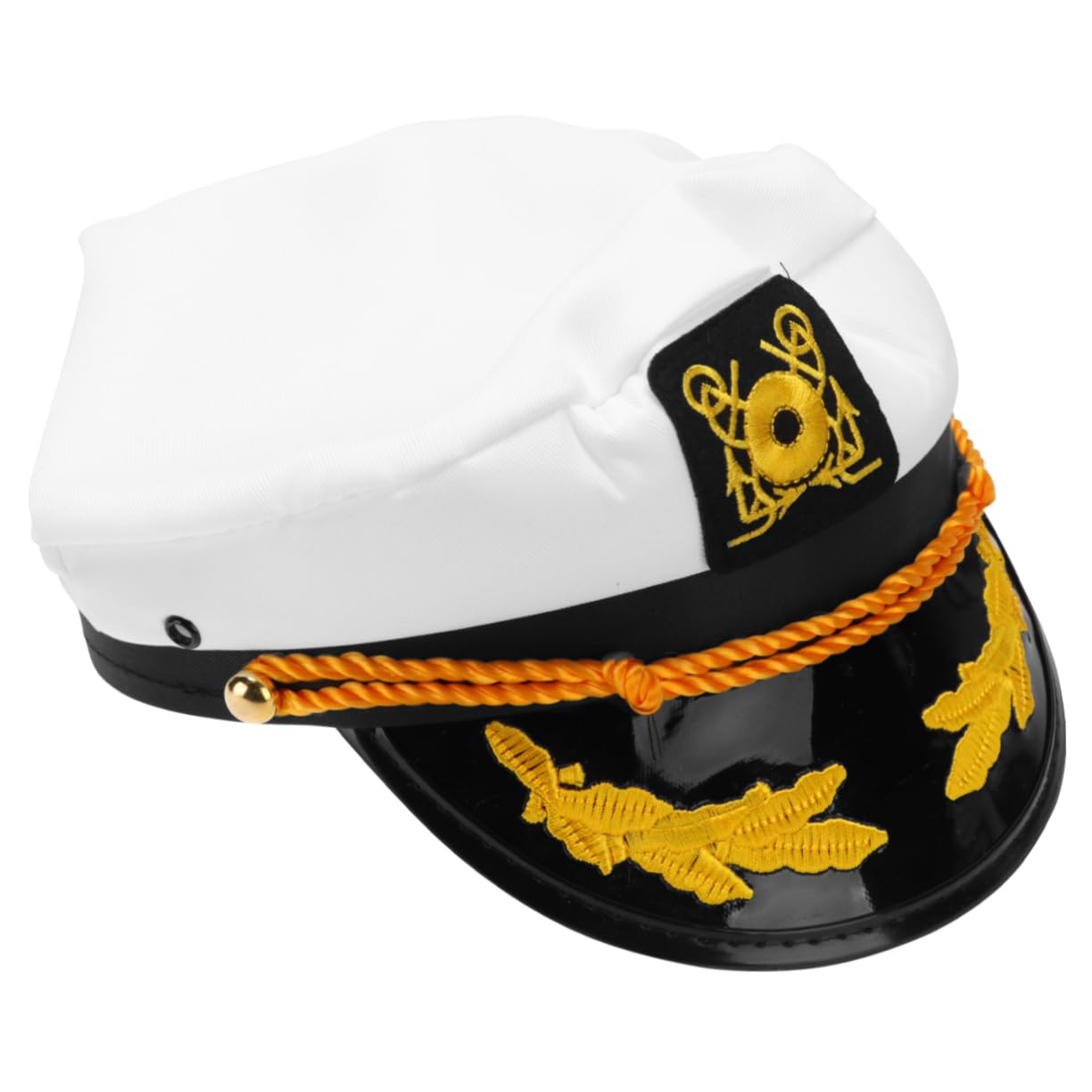3pezzi Cappello Da Marinaio Unisex Regolabile Per Adulto Accessorio Costume Da Navale Per Feste e Cosplay Per Eventi e Celebrazioni