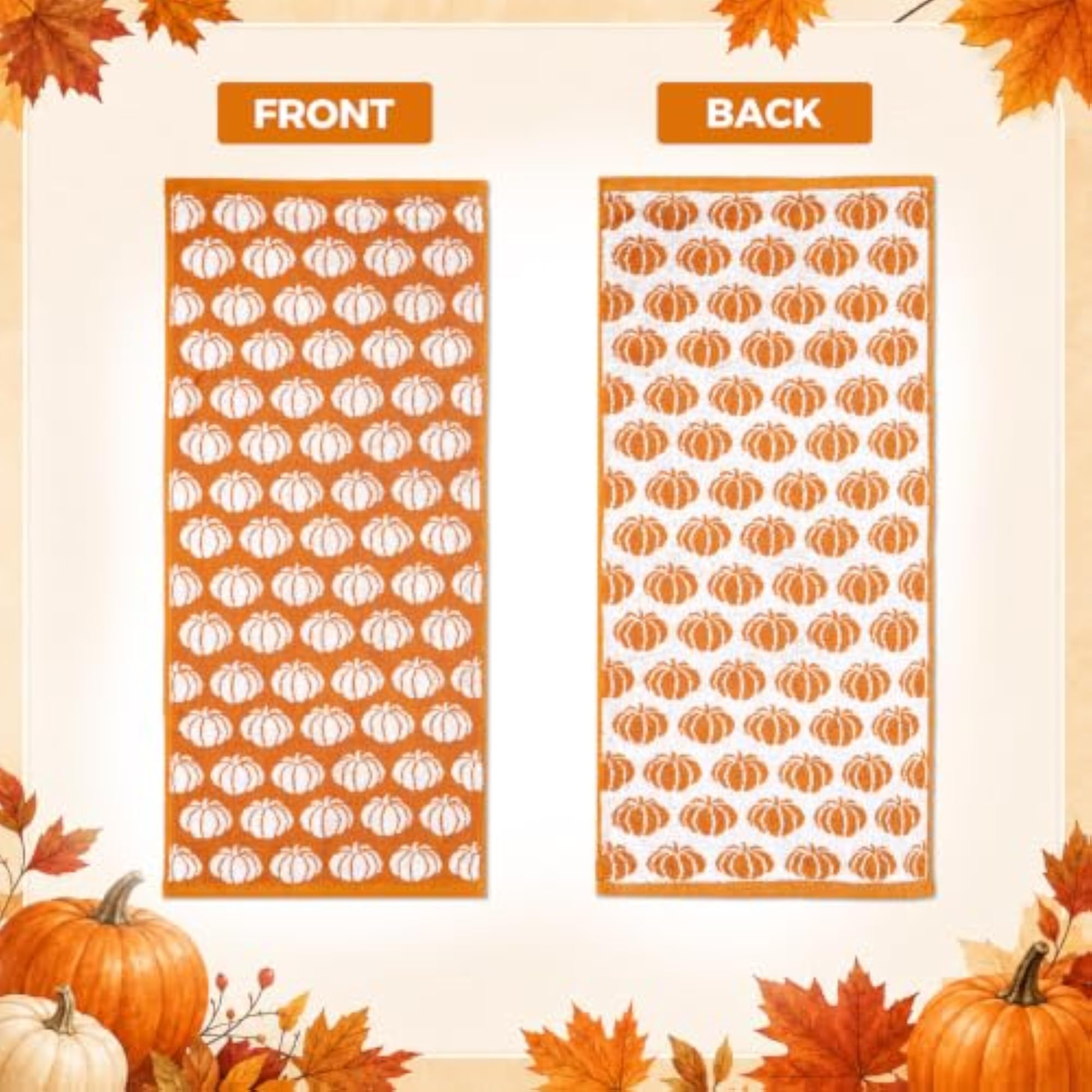 Fall Hand Towels Set of 2, Autumn Decor Gift