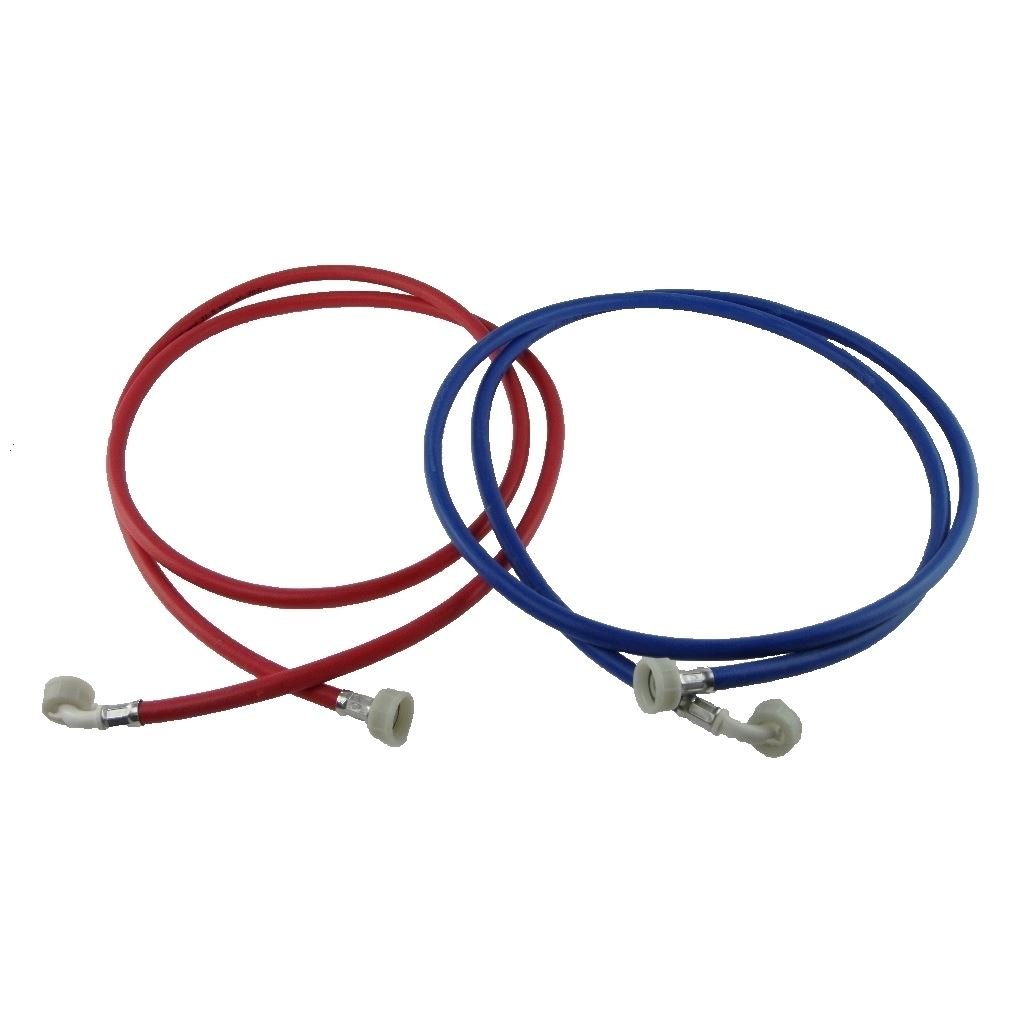 Indesit Blue Washing Machine Inlet Fill Hose Set 2.5M Hot & Cold
