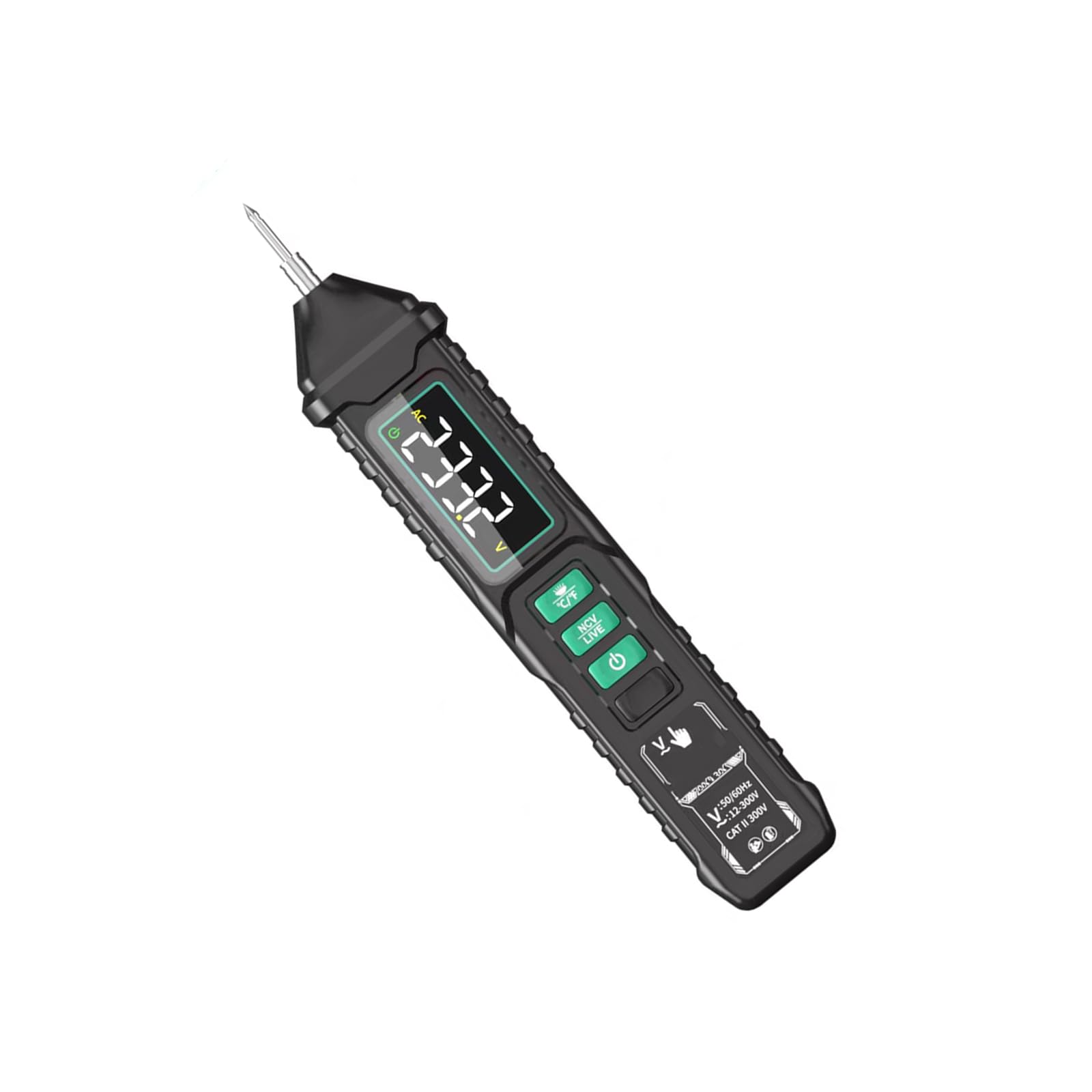 Rgybao Multicolor Professional Electrical Tester High Sensitivity Detection Rechargeable Digital Voltages Tester Pen With Flashlight Voltages Detectors
