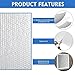 Supkiir RV Window Shade Reflective Insulation Roll, 20 Ft x 15.6 in DIY Double-Sided Aluminium Foil Heat Blocker, RV Sunshade Skylight Cover for Motorhome Car Truck Travel Trailer Attic Garage Door