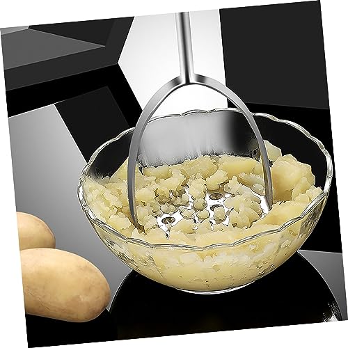 Kartoffelstampfer, 1 Stück Stampfer Multitools Knoblauchwolf Werkzeug Lebensmittelzerkleinerer Metall Kartoffelpresse Kartoffelpresse Reispresse Handwerkzeug Kartoffelschlammpresse Avocadopresse Baby